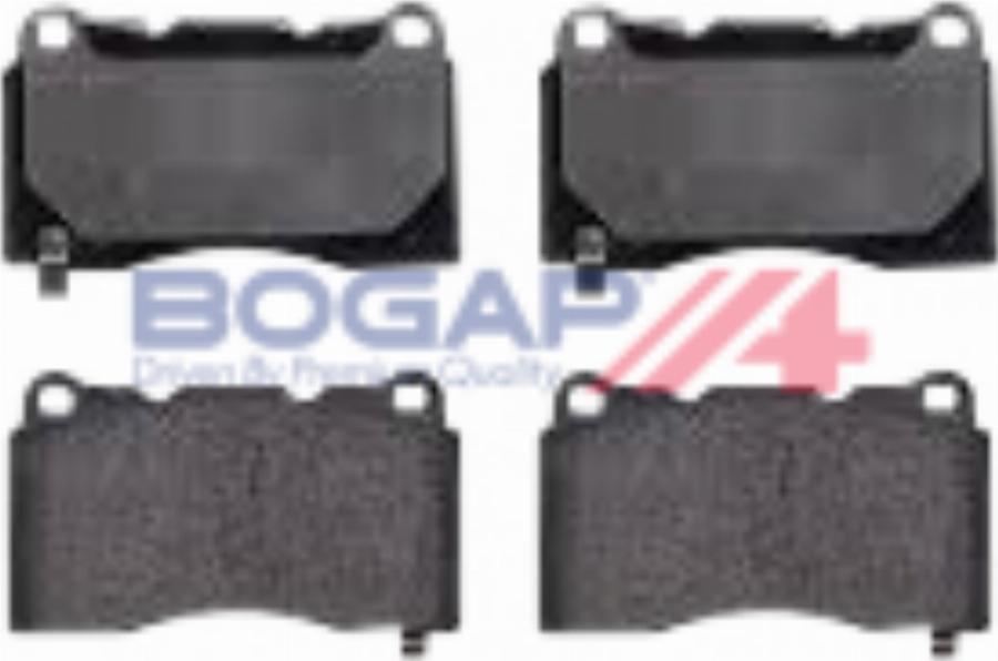 BOGAP G8210100 - Гальмівні колодки, дискові гальма autocars.com.ua