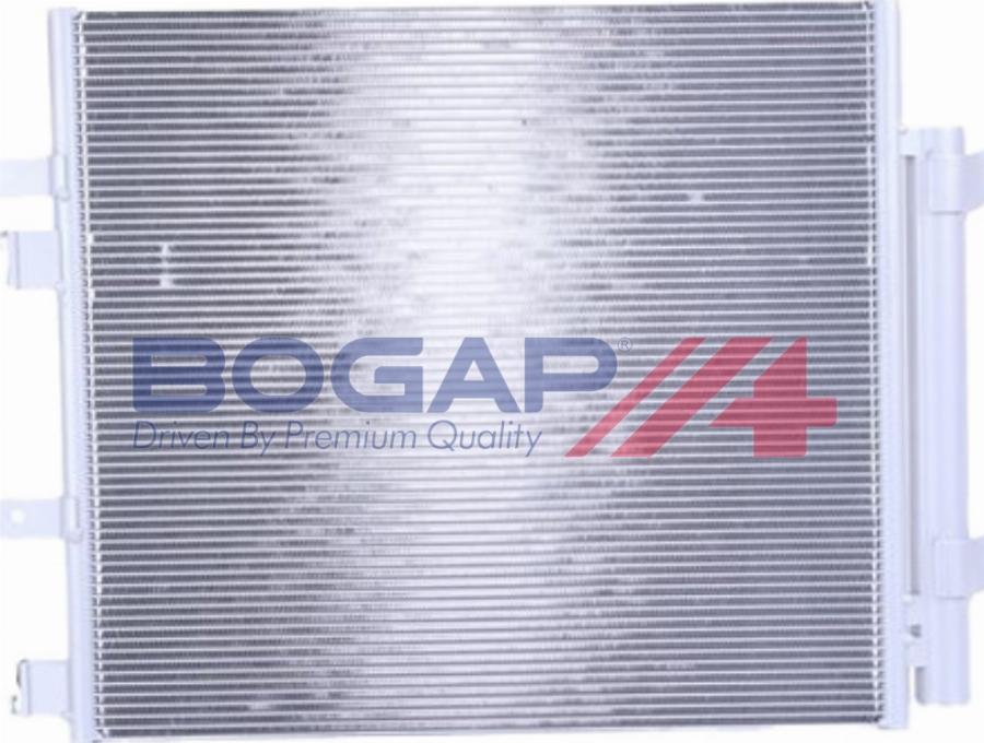 BOGAP J4117101 - Конденсатор, кондиціонер autocars.com.ua
