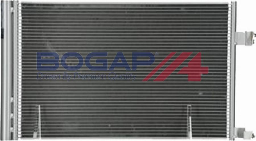 BOGAP J4117103 - Конденсатор, кондиціонер autocars.com.ua