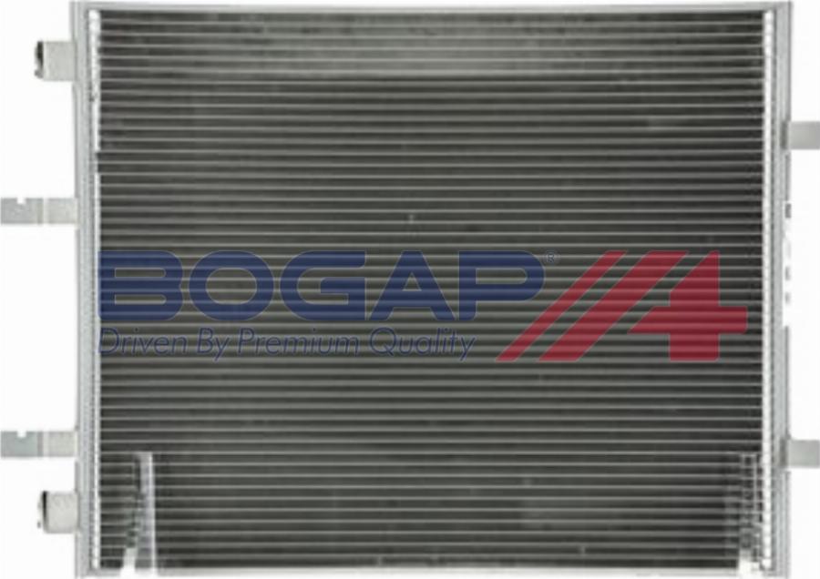 BOGAP L4117100 - Конденсатор, кондиціонер autocars.com.ua
