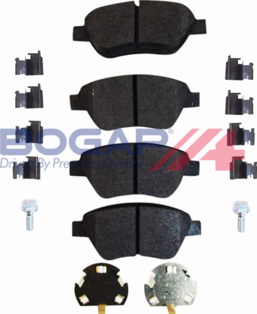 BOGAP L8210116 - Гальмівні колодки, дискові гальма autocars.com.ua
