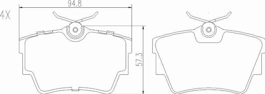 BOGAP L8210122 - Гальмівні колодки, дискові гальма autocars.com.ua
