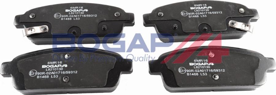BOGAP L8210130 - Гальмівні колодки, дискові гальма autocars.com.ua