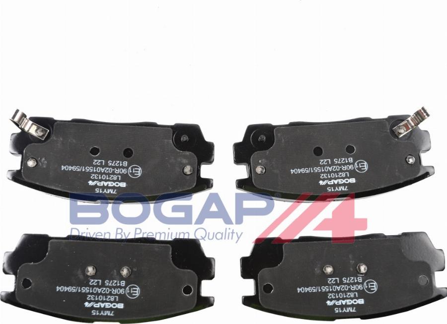 BOGAP L8210132 - Гальмівні колодки, дискові гальма autocars.com.ua
