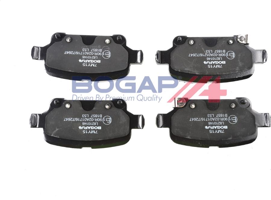 BOGAP L8210146 - Гальмівні колодки, дискові гальма autocars.com.ua