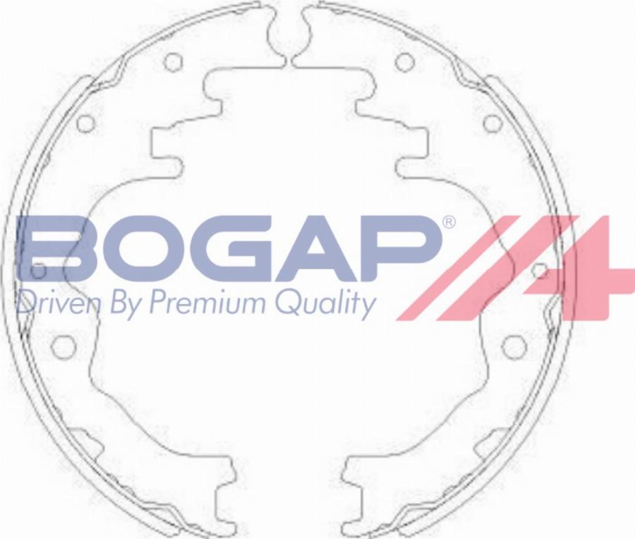 BOGAP M8213100 - Комплект гальм, барабанний механізм autocars.com.ua
