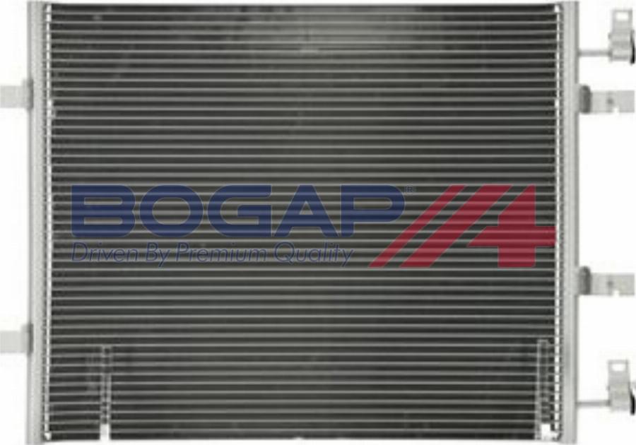 BOGAP N4117101 - Конденсатор, кондиціонер autocars.com.ua