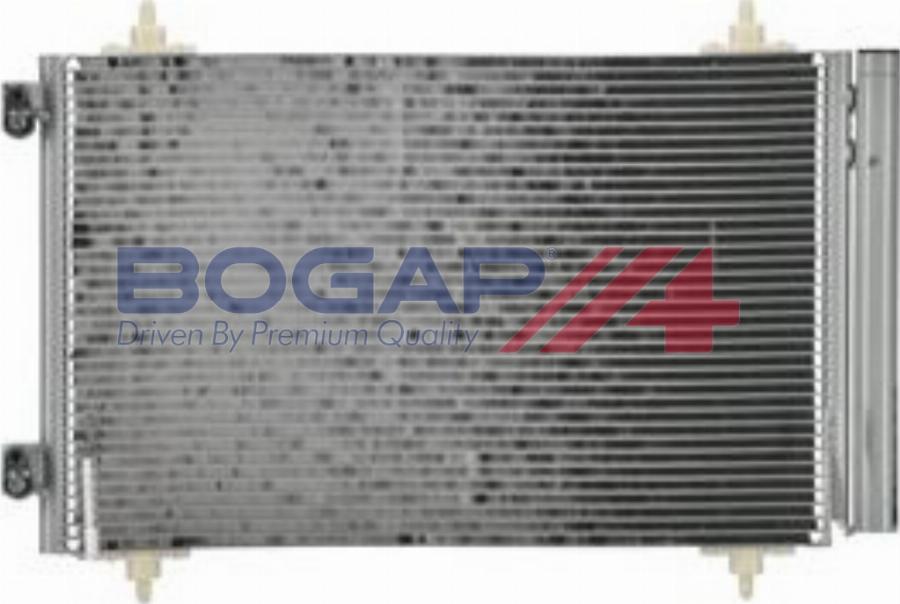 BOGAP P4117102 - Конденсатор, кондиціонер autocars.com.ua