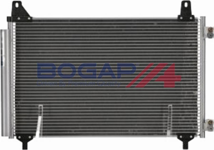 BOGAP P4117117 - Конденсатор, кондиціонер autocars.com.ua