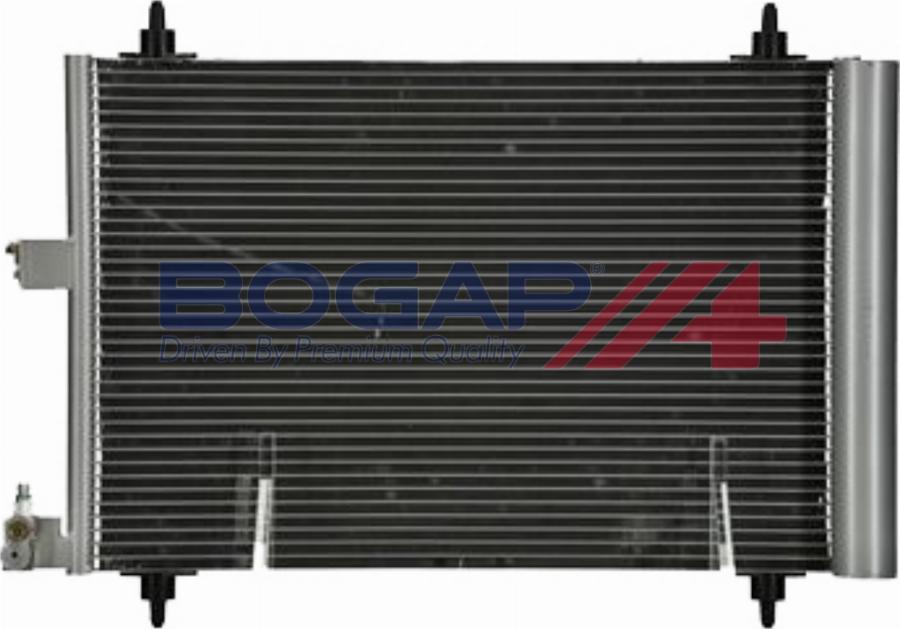 BOGAP P4117125 - Конденсатор, кондиціонер autocars.com.ua