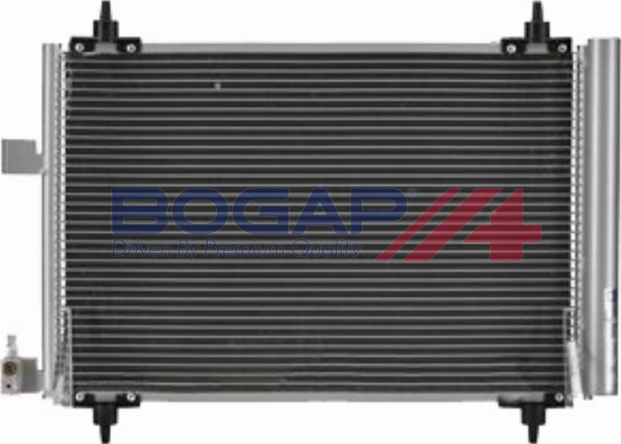 BOGAP P4117129 - Конденсатор, кондиціонер autocars.com.ua