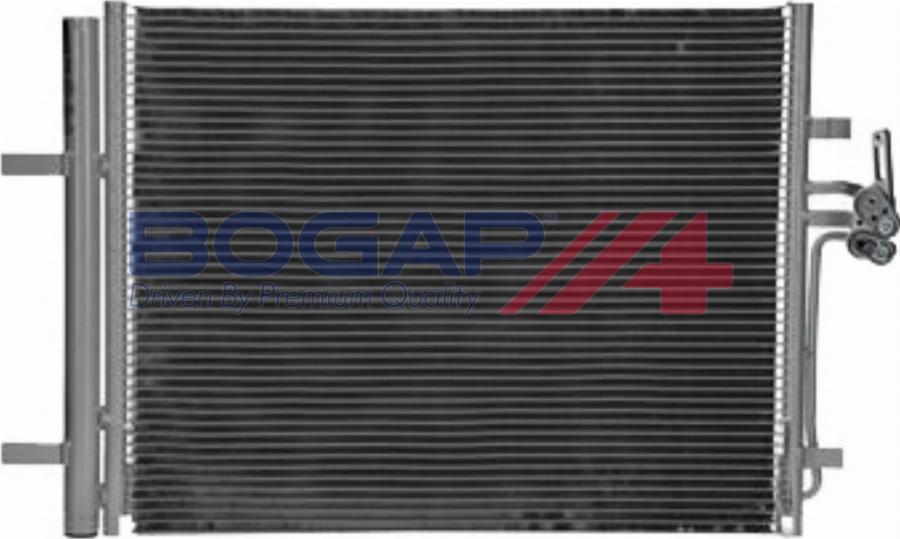 BOGAP V4117106 - Конденсатор, кондиціонер autocars.com.ua
