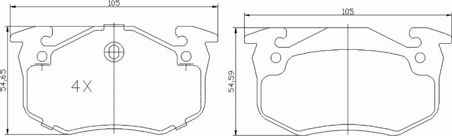 BOGAP P8210111 - Гальмівні колодки, дискові гальма autocars.com.ua