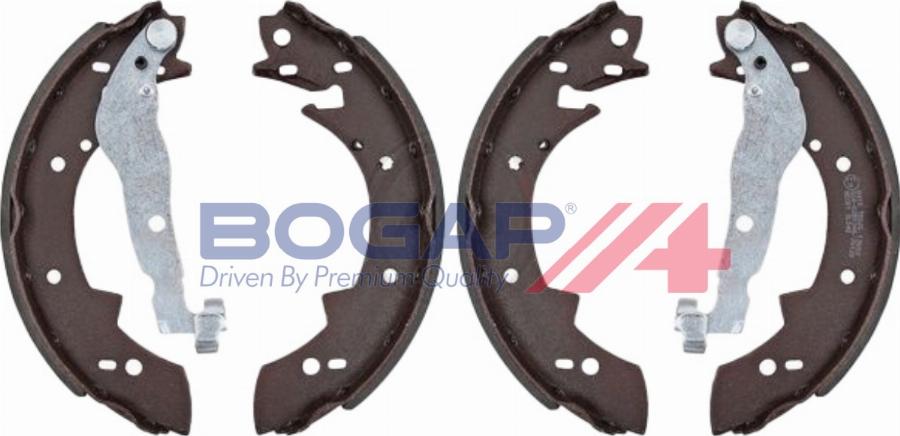 BOGAP P8213100 - Комплект гальм, барабанний механізм autocars.com.ua