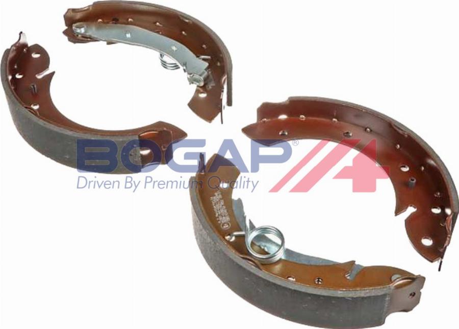 BOGAP P8213102 - Комплект гальм, барабанний механізм autocars.com.ua
