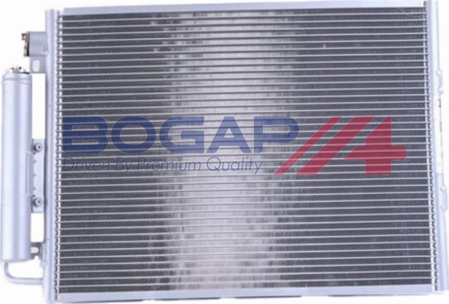 BOGAP R4117104 - Конденсатор, кондиціонер autocars.com.ua