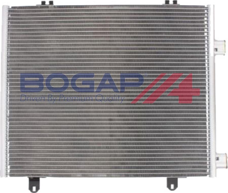 BOGAP R4117123 - Конденсатор, кондиціонер autocars.com.ua