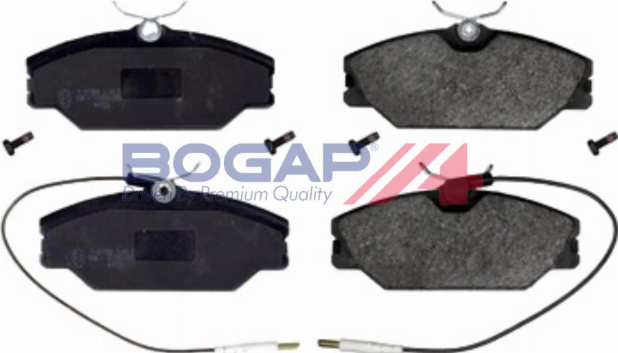 BOGAP R8210102 - Гальмівні колодки, дискові гальма autocars.com.ua