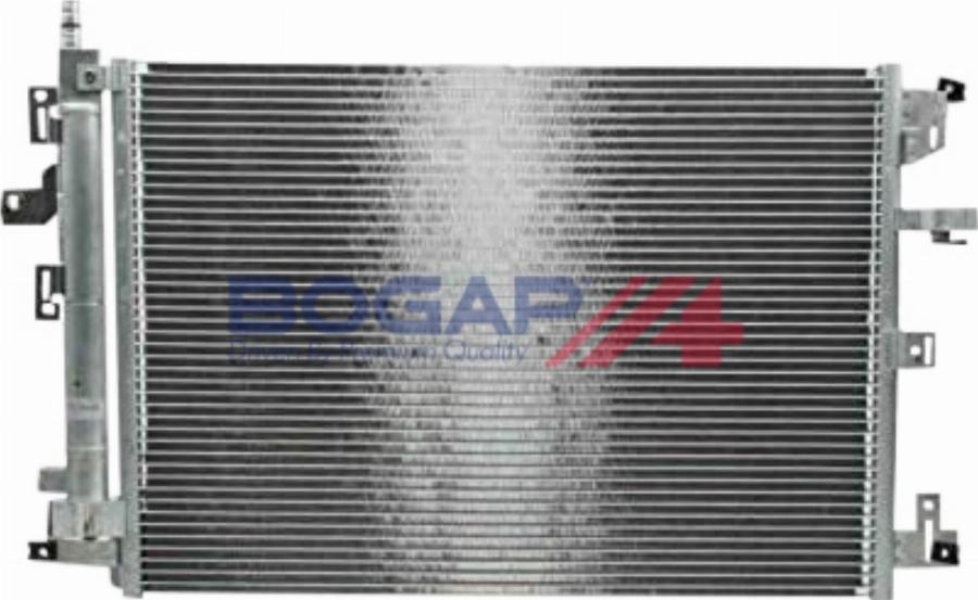BOGAP V4117105 - Конденсатор, кондиціонер autocars.com.ua