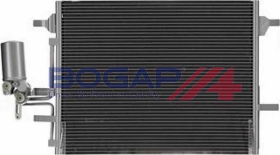 BOGAP V4117107 - Конденсатор, кондиціонер autocars.com.ua