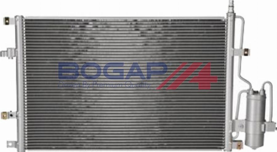 BOGAP V4117116 - Конденсатор, кондиціонер autocars.com.ua