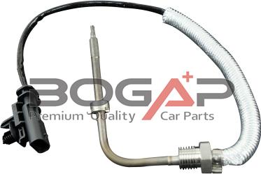 BOGAP V6120102 - Датчик, температура вихлопних газів autocars.com.ua