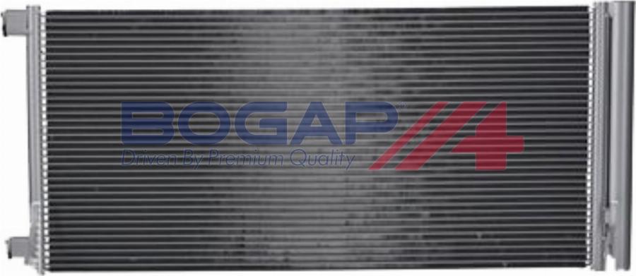 BOGAP W4117100 - Конденсатор, кондиціонер autocars.com.ua