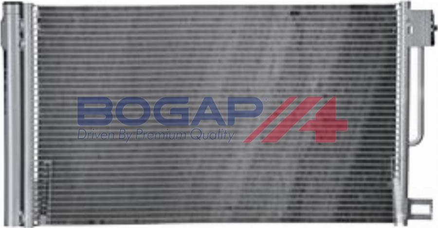 BOGAP W4117102 - Конденсатор, кондиціонер autocars.com.ua