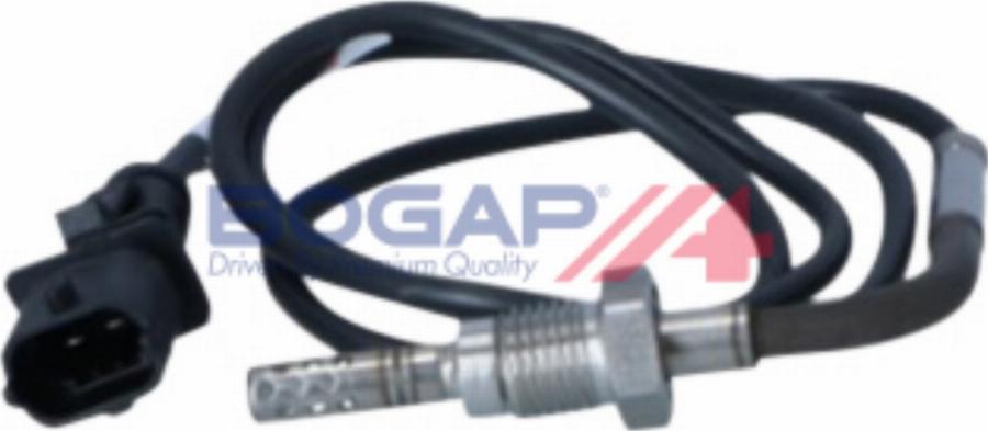 BOGAP W6120166 - Датчик, температура вихлопних газів autocars.com.ua