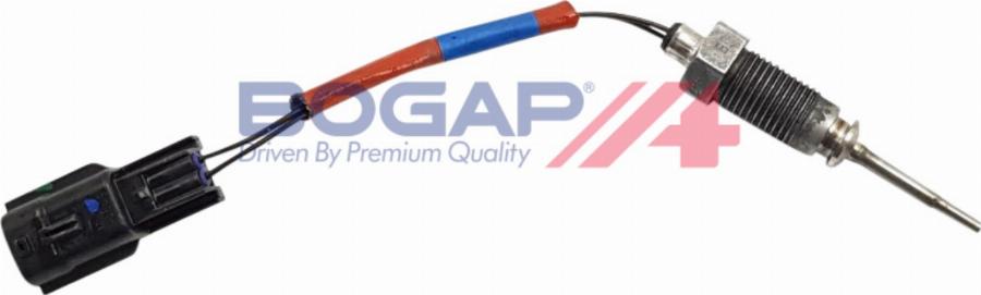 BOGAP W6120175 - Датчик, температура вихлопних газів autocars.com.ua