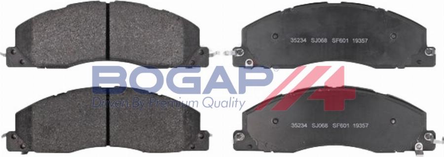 BOGAP W8210129 - Гальмівні колодки, дискові гальма autocars.com.ua