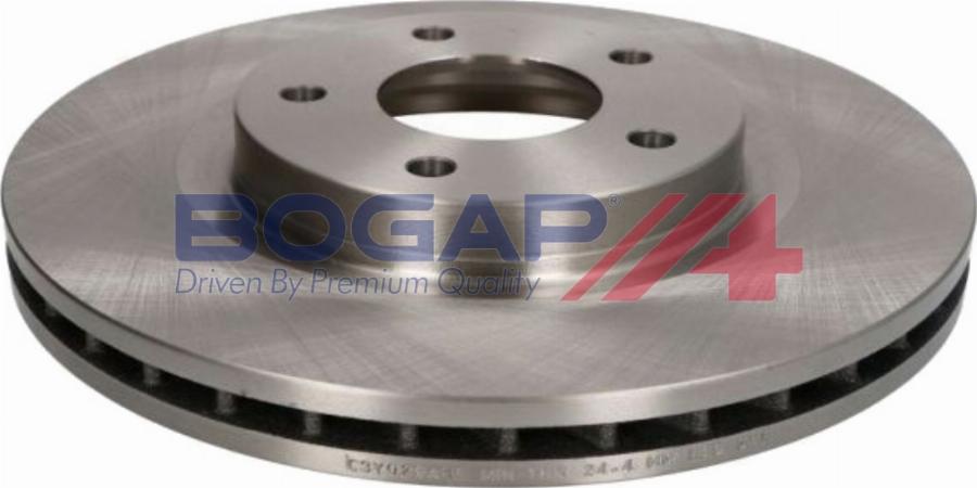 BOGAP W8211115 - Гальмівний диск autocars.com.ua