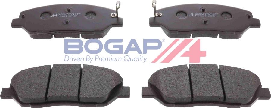 BOGAP Y8210215 - Гальмівні колодки, дискові гальма autocars.com.ua