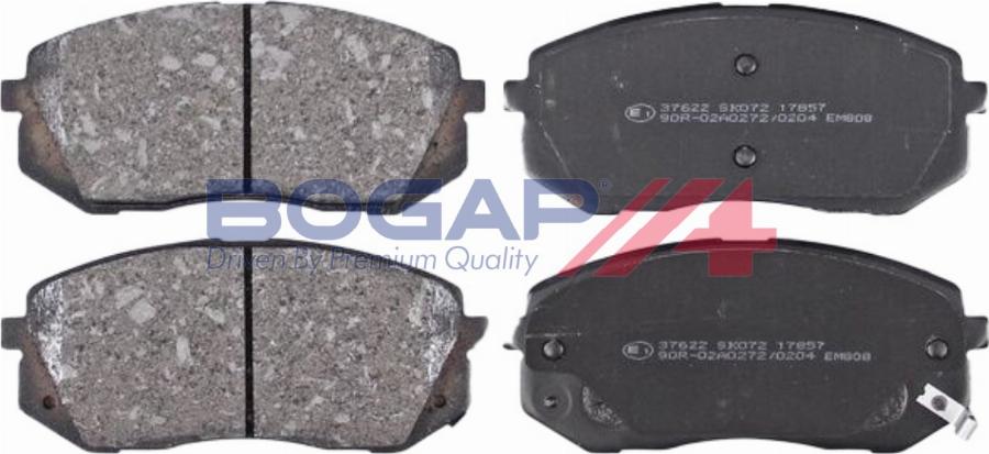 BOGAP Y8210219 - Гальмівні колодки, дискові гальма autocars.com.ua