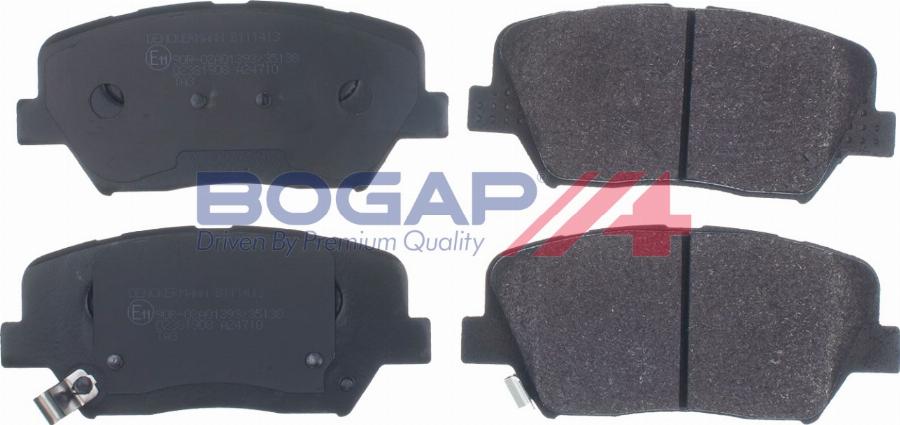 BOGAP Y8210239 - Гальмівні колодки, дискові гальма autocars.com.ua