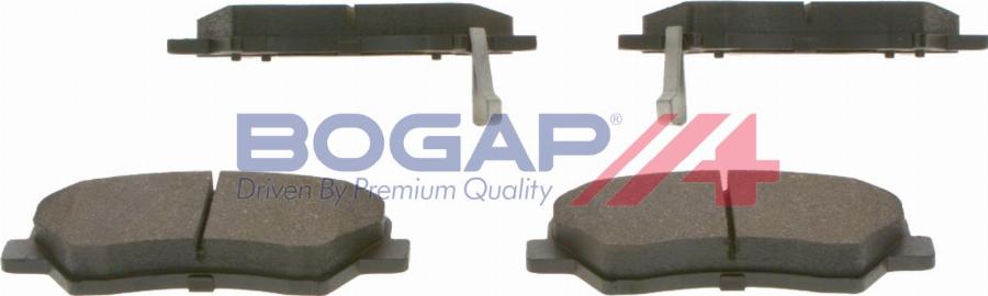 BOGAP Y8210252 - Гальмівні колодки, дискові гальма autocars.com.ua