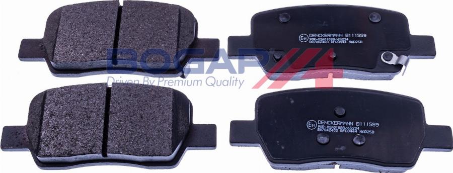 BOGAP Y8210269 - Гальмівні колодки, дискові гальма autocars.com.ua