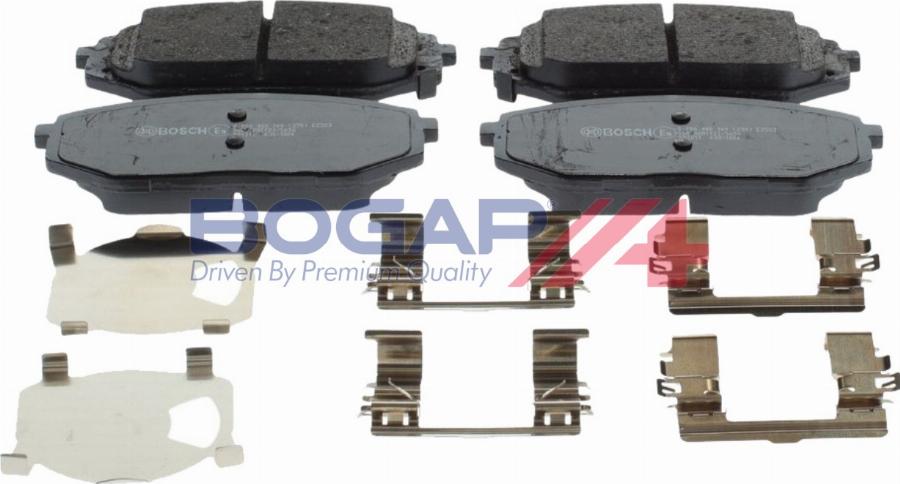 BOGAP Y8210271 - Гальмівні колодки, дискові гальма autocars.com.ua