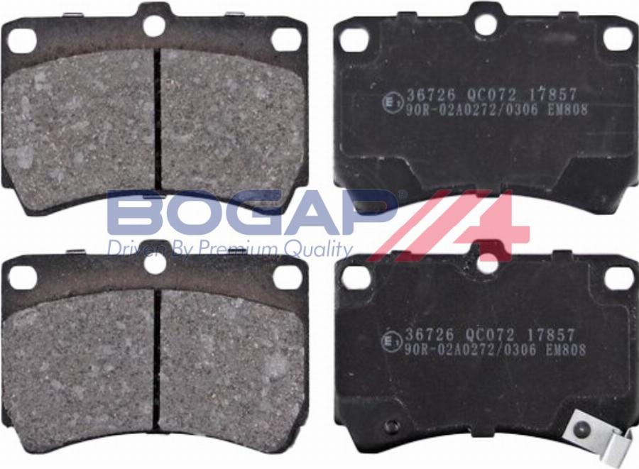 BOGAP Y8210277 - Гальмівні колодки, дискові гальма autocars.com.ua