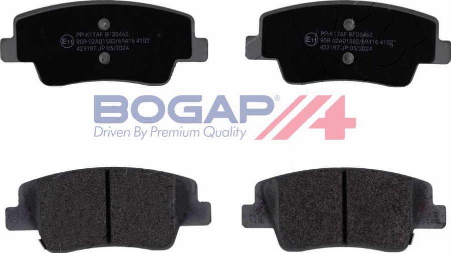 BOGAP Y8210293 - Гальмівні колодки, дискові гальма autocars.com.ua