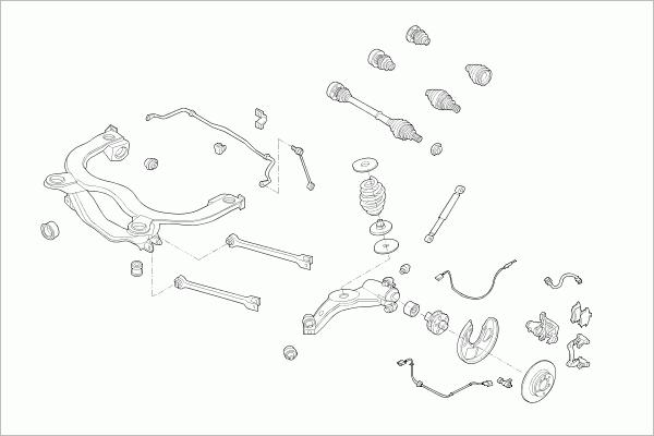 BOGE AUDI-A3-RB005 - Рульове управління autocars.com.ua
