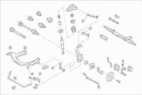 BOGE AUDI-A4-FB007 - Подвеска колеса avtokuzovplus.com.ua