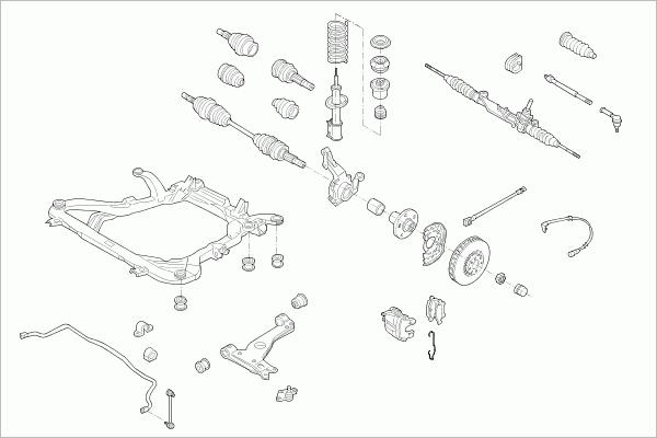 BOGE OPEL-VECTR-FB054 - Рульове управління autocars.com.ua