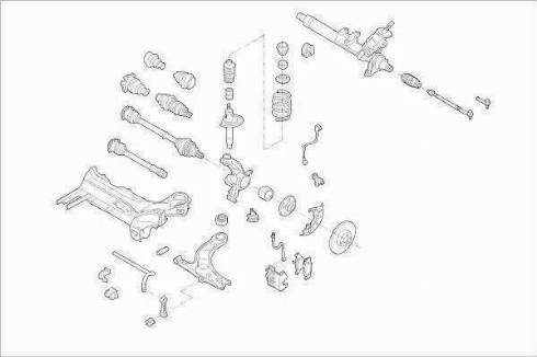 BOGE VW-GOLF-FB074 - Підвіска колеса autocars.com.ua