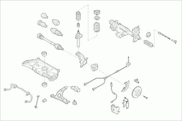 BOGE VW-GOLF-FB092 - Рульове управління autocars.com.ua