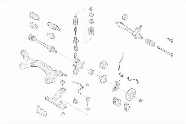 BOGE VW-LUPO-FB001 - Рулевое управление avtokuzovplus.com.ua