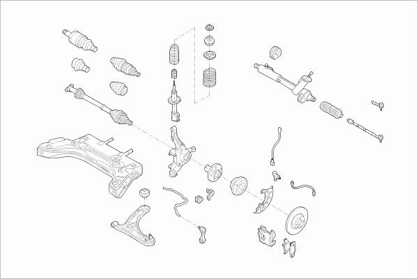 BOGE VW-LUPO-FB007 - Рулевое управление avtokuzovplus.com.ua