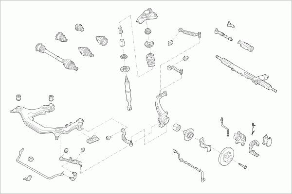 BOGE VW-PASSA-FB041 - Рульове управління autocars.com.ua