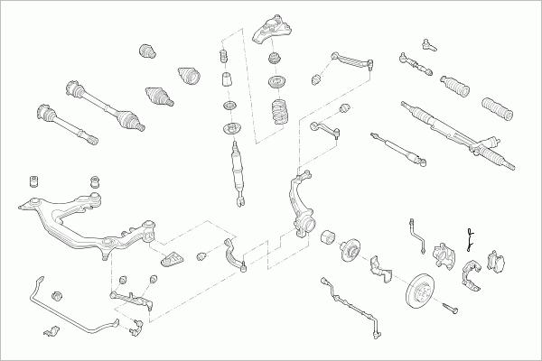 BOGE VW-PASSA-FB047 - Рульове управління autocars.com.ua