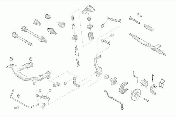 BOGE VW-PASSA-FB067 - Рульове управління autocars.com.ua